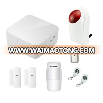 diy smart home wifi wireless burglar security  alarm system with doorbell outdoor siren