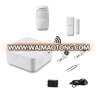 Personal usage  wifi  free gsm sms smart home software alarm automation  system with doorbell diy kit